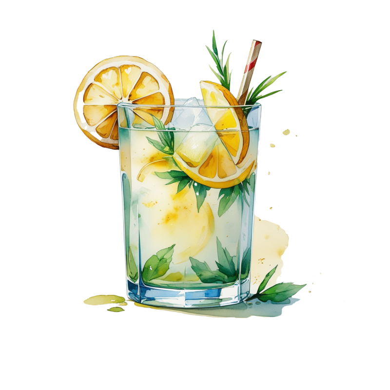 Gin lemon